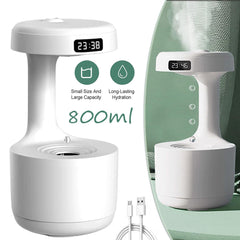 800Ml Cool Mist Humidifiers Air Humidifier anti Gravity Water Droplet Humidifier