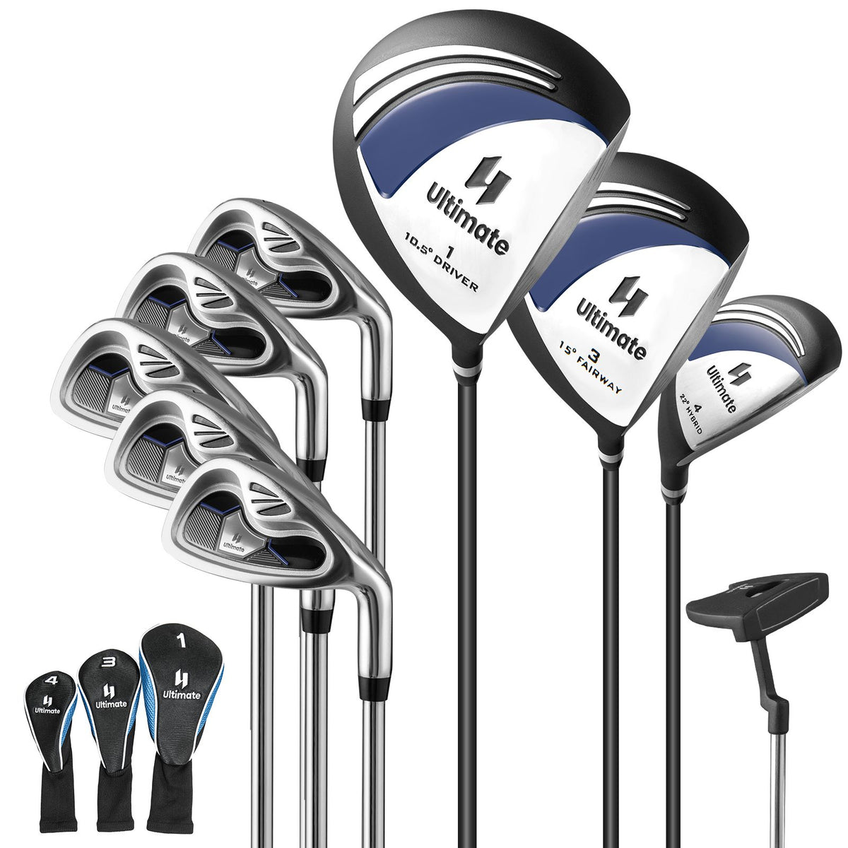 9 Pieces Complete Golf Club Set